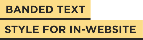 Banded Text